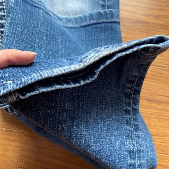 Silver jeans size 29 w 33 length low rise Tuesday baby boot - Picture 3 of 14